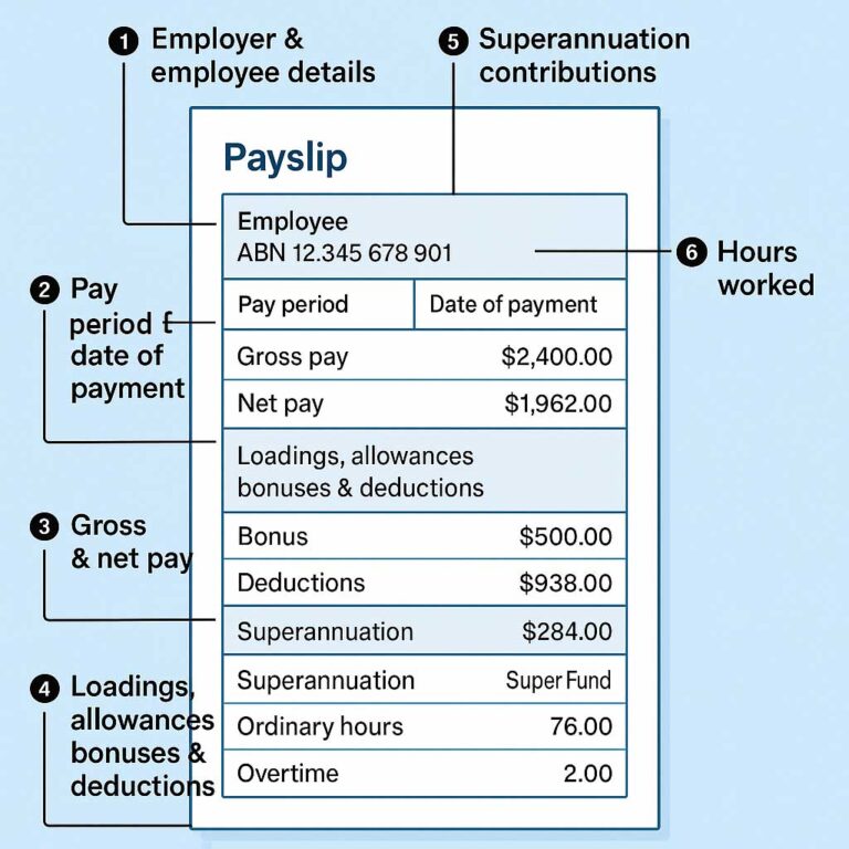 Model payslip